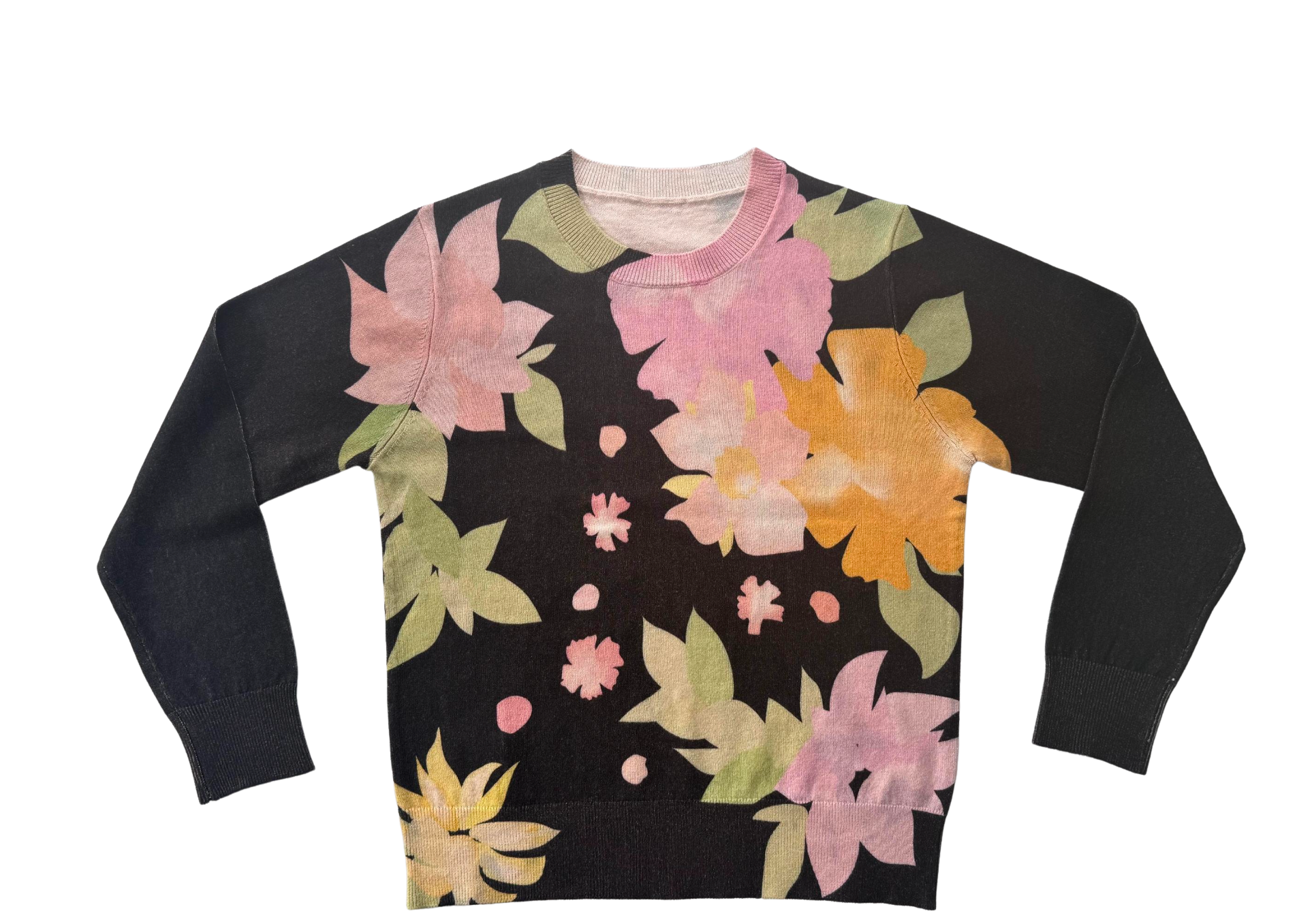 Organic Cotton & Wool LS Crew Neck Sweater