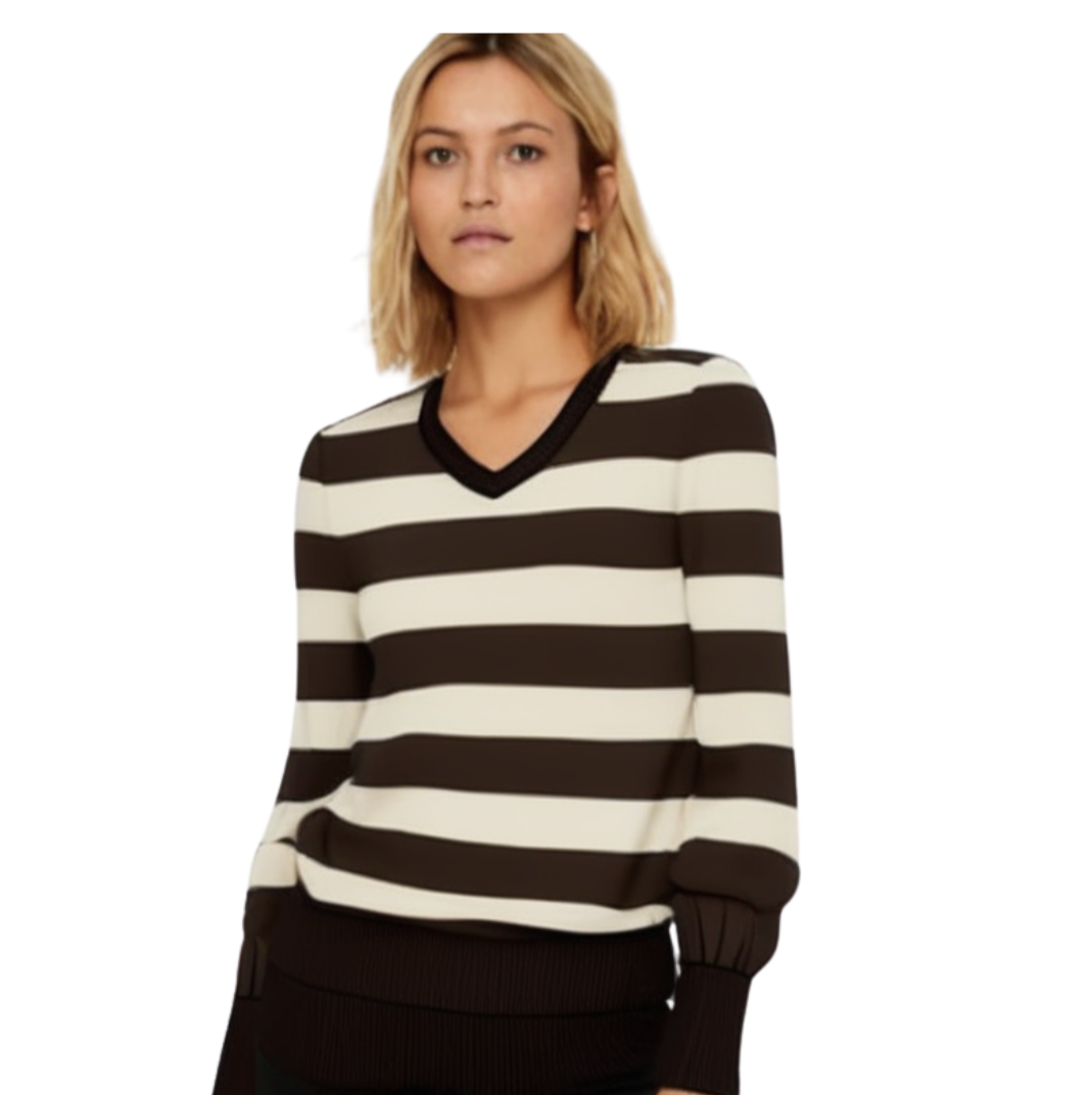 Brown & Beige Sweater